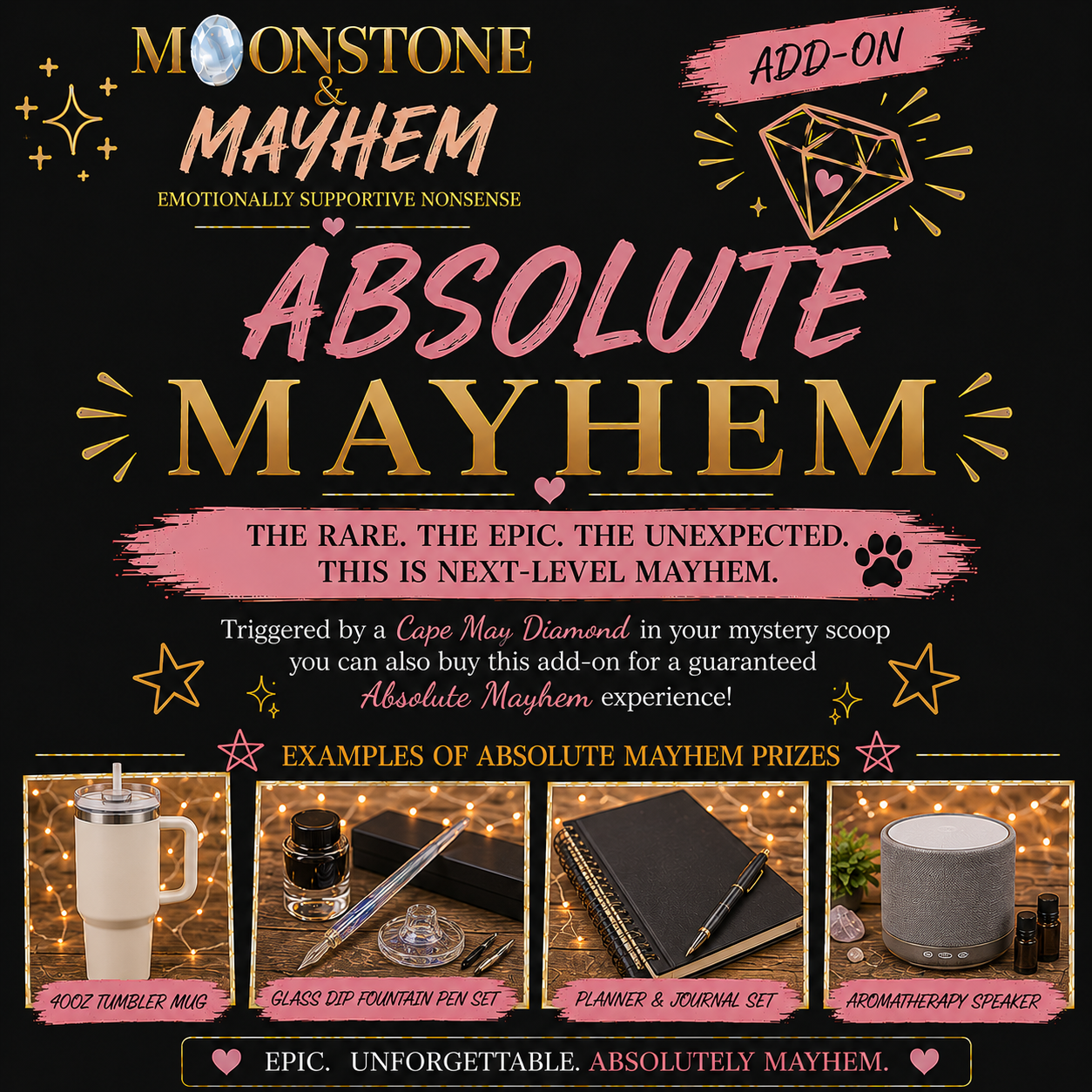 Moonstone & Mayhem — Absolute Mayhem add-on