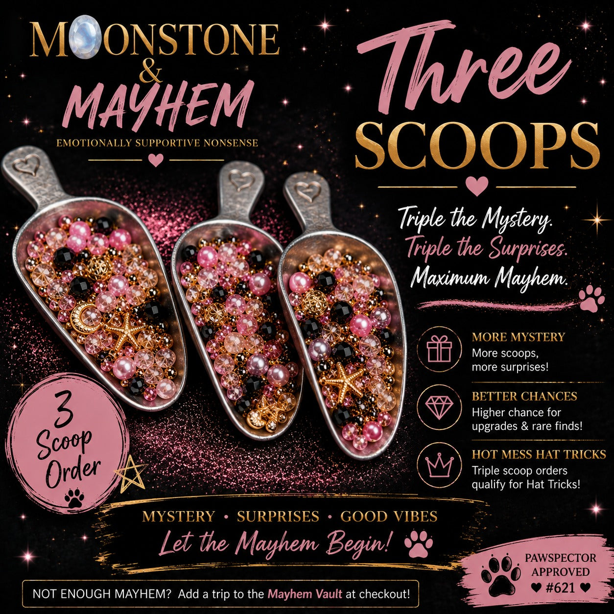 Moonstone & Mayhem — Three Scoops of Mayhem